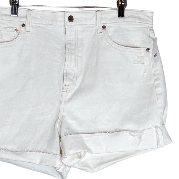 NWT GAP 4" High-Rise Dove Sz 32 | 14 Tall Shorts - Picture 7 of 16
